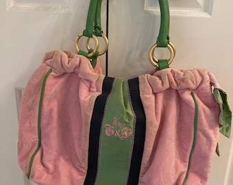 Pink Velvet Juicy Couture Handbag