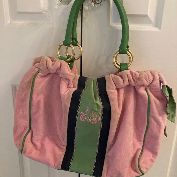 Pink Velvet Juicy Couture Handbag