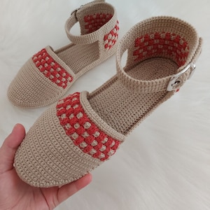 Handmade Boho Style Shoes,,Handmade Crochet Shoes,Crochet Wool Slippers,Crochet Womens Slippers, Sandals Banded, Womens Slippers