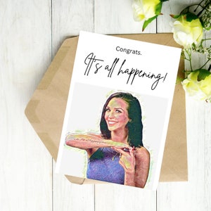 Congratulations. It&#39;s all happening - Scheana Shay - Vanderpump Rules - Digital Printable Birthday Card