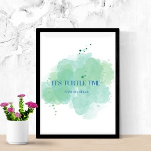 It&#39;s Turtle Time - Ramona Singer - RHONY - Digital Wall Art Print