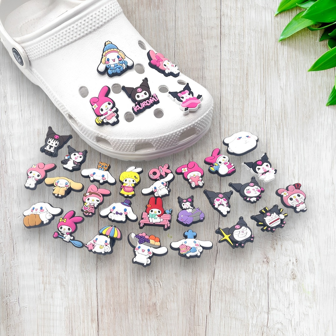 Kawaii Sanrio Set of 30 Pcs Cute Crocs Charms Hello Kitty - Etsy