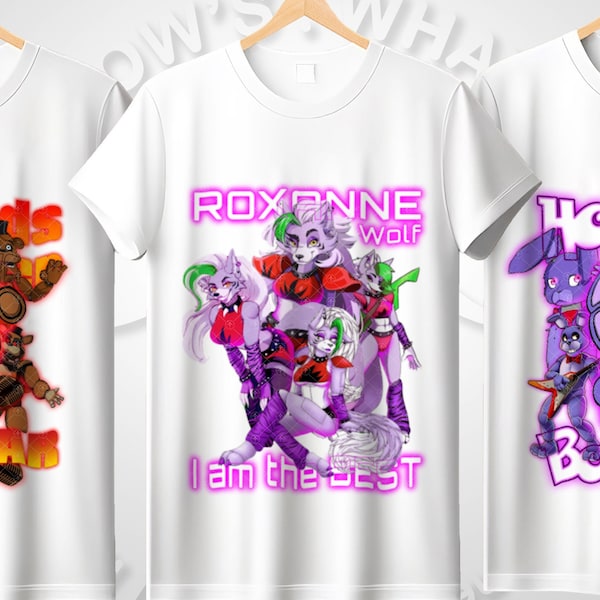 limited roxy wolf shirt roxanne shirt fnaf roxy tshirt furry wolf shirt five nights shirt freddy's tshirt fnaf security breach shirt #BYWHO