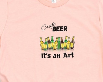 Craft Beer T-Shirt, Craft Beer Brewer's Shirt, Gift for Beer Maker, Beer Drinking Shirt, Craft Beer Love Shirt, Beer Making T-Shirt