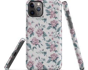 Snapcase iPhone® Case (Iphone 11 / 12 / 13 / 14; Mini, Pro, Pro Max) Rose Pattern