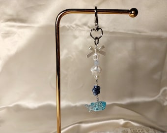 Whale Shark keychain, Ocean keychain, Cute keychain, Cute Phone charm, Phone accessories, Mermaid Keychain, Ocean Lover gift, Birthday gift