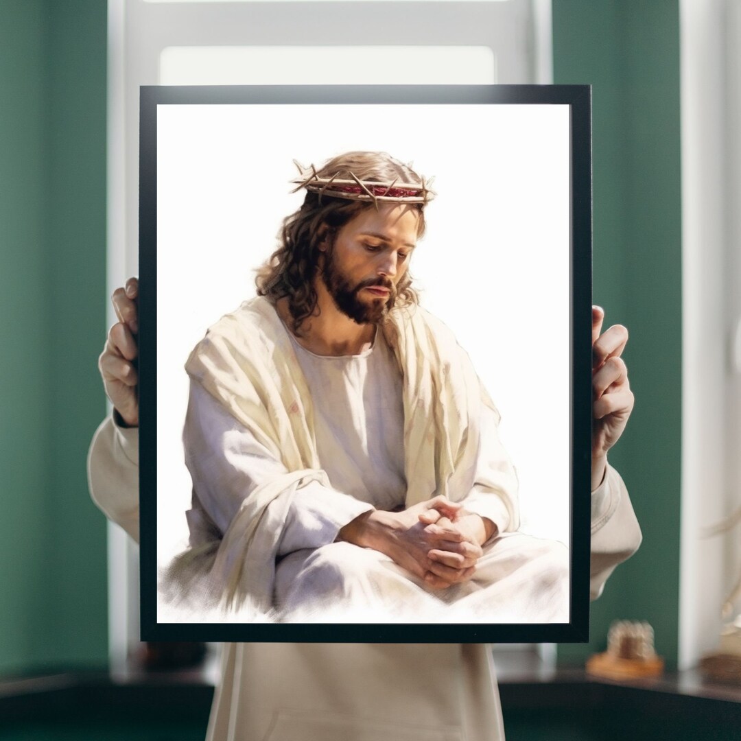 Christian Art Jesus Art Christian Gift Art Peace & Harmony Etsy