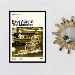 Rage Against the Machine Poster   Etsy