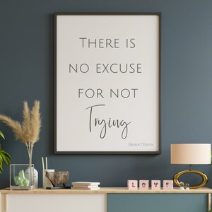 Motivational Quote Print: Home Wall Art Decor (Digital Download)