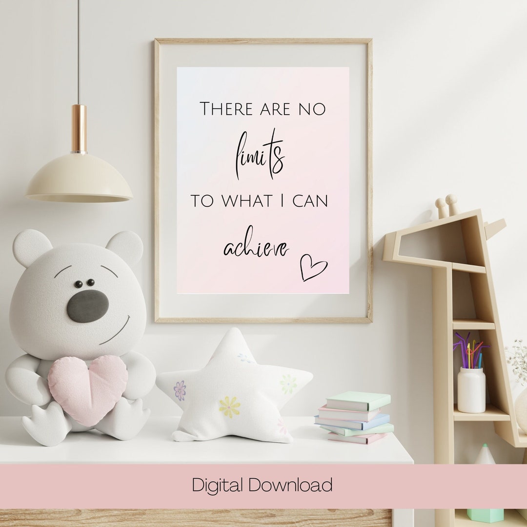 Inspirational Quotes Poster, Instant Download Wall Art, Digital ...