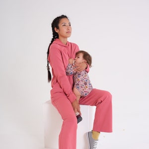 Pyjama Top With Built in Bra Sleepwear Loungewear Set With Shelf