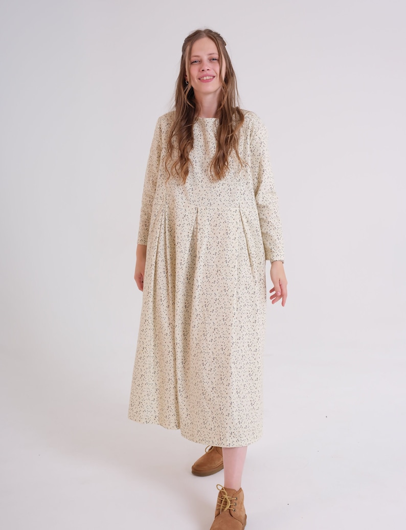 The Midi Breastfeeding Dress - Red Tartan Cotton
