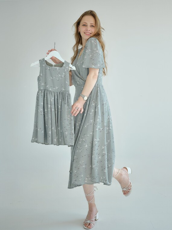 Matching Mother and Daughter Dresses Midi Dresses for Me and Mum Nursing Moms Like Mother Like Daughter Mommy and Me Family Looks Etsy UK