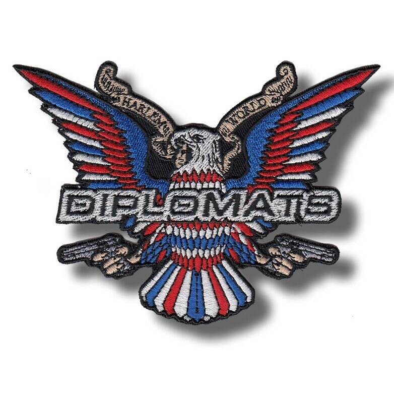Diplomats Embroidered Patch Badge Applique Iron on 230e88 - Etsy