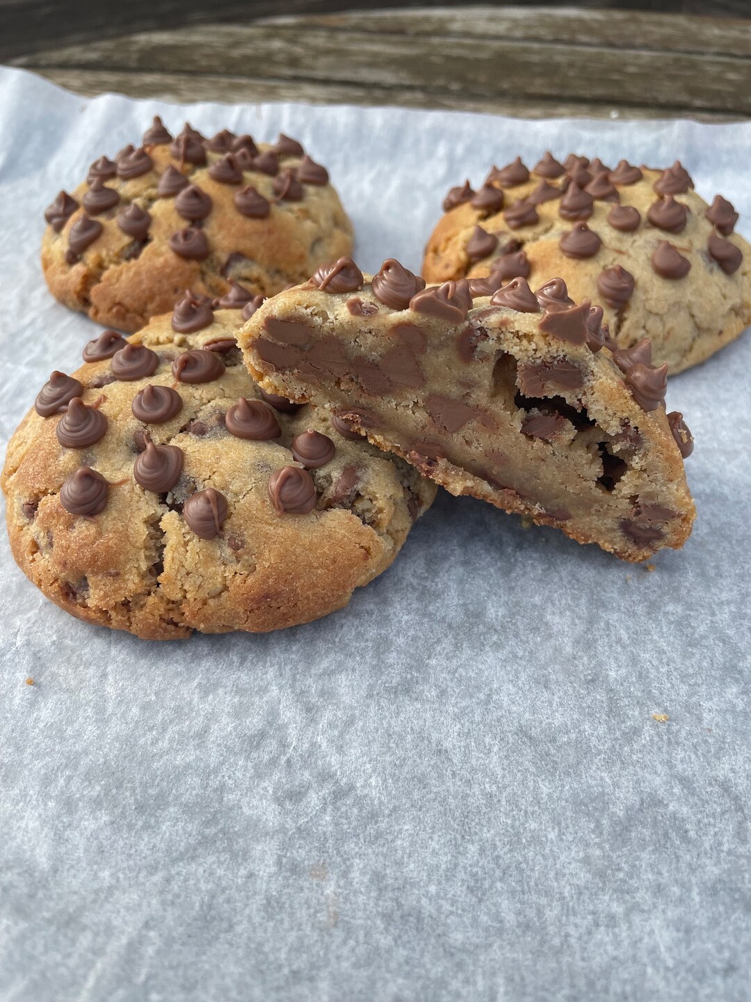 Giant NYC Chocolate Chip Cookie Box, Homemade Cookies, Gourmet Cookies