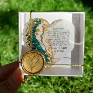 Ayatul Kursi Magnet Favor,Muslim Wedding Favor, Personalized Magnet favor,Muslim Epoxy Magnet favors, Baby Shower Favors