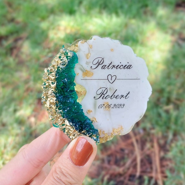 Wedding Party Favors for Guests, Resin Magnet, Epoxy Magnet favors,customizable magnet,wedding engagement,party gifts,baby shower,baptism