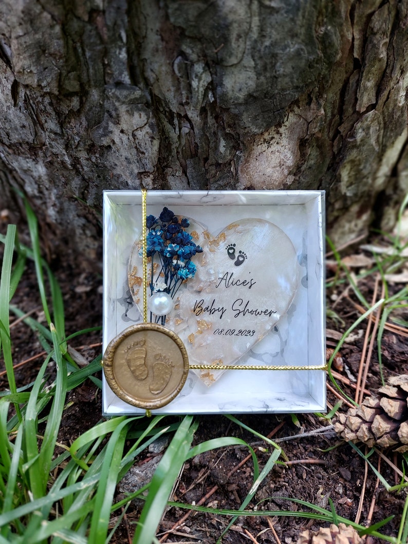 Personalisierte Hochzeit Epoxy Magnet Favor,Engagement Geschenke, Epoxy Kühlschrankmagnet mit Box,Hochzeit Gastgeschenk,Hochzeit Gastgeschenke,Verlobung Geschenke Bild 2