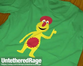 Gail the Snail Tee // Retro Monster Parody Shirt // Comedy TV Inspired Costume