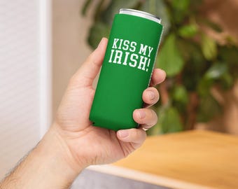 Kiss My Irish Can Cooler