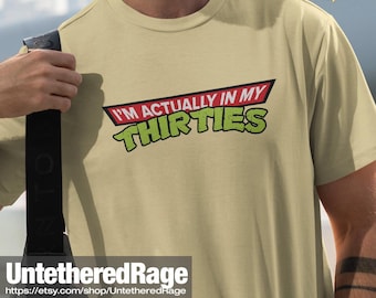 Ninja Turtles Parody Funny 30th Birthday Shirt