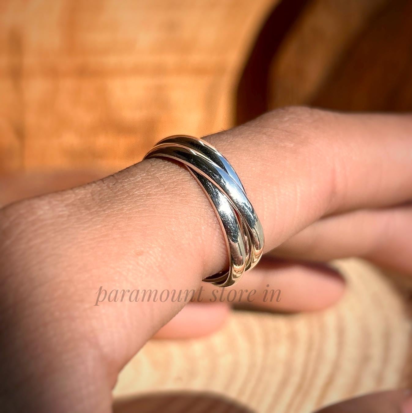 2 tone puzzle ring - Etsy 日本