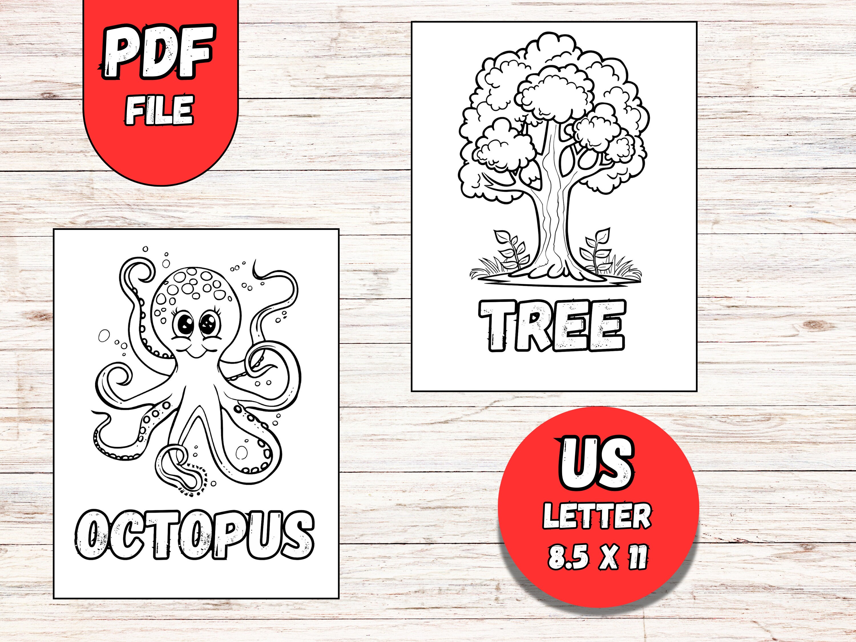 50 Coloring Pages for Kids Easy Printable Learning Coloring Pages for