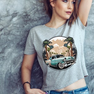 Vintage Car Shirt, Retro Automobile Tee,  Classic Auto Top, Antique Vehicle T-Shirt, Classic Car Shirt, Classic Car Shirt,  Vintage Car Gift