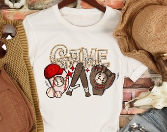 Game Day Vibes T-Shirt: Baseball Mom Tee