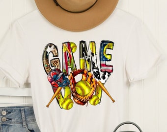 Game Day Vibes T-Shirt: Baseball Softball Mom Tee