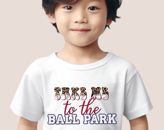 Take Me To The Ball Park Shirt - Softball Mom Gift - Unisex