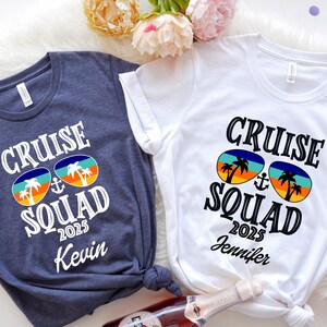 Cruise Squad Shirts,Custom Cruise T-shirt,Cruise Crew 2025,Cruise Family Vacation 2025,Personalized Cruise Shirt, Cruise Group Shirt