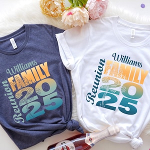 Custom Family Reunion 2025 T-Shirt: Matching Group Shirts