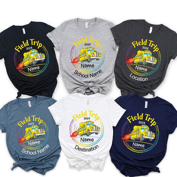 Field Trip Shirts, Field Trip Crew Shirt, School Trip Shirt, Gift For Teacher, School Bus Shirt, Field Day Shirt, Field Trip Anyone Shirt