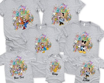 Disney Epcot Shirt, Vintage Epcot 1982 Shirt, Vintage Disney Shirt, Mickey And Friends, Epcot Trip Shirt, Custom Epcot Shirt