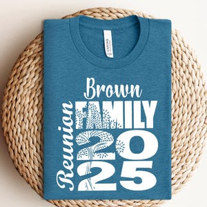 Custom Family Reunion 2025 Shirt: Matching Group T-Shirt
