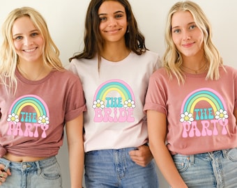 T-shirt donna Team Bride, Barbie font inspired, idea regalo per addio al nubilato