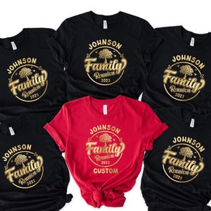 Custom Family Reunion Shirts: Personalized 2025 Tree Design