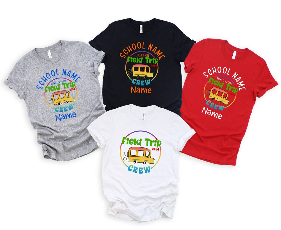 Field Trip Shirts, Field Trip Crew Shirt, School Trip Shirt, Gift for