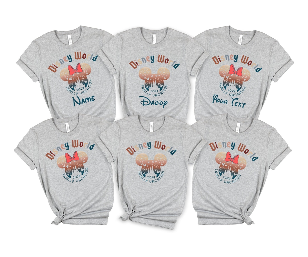 Disney World Family 2024 Tshirt, Disney World 2024 Shirt, Custom