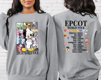 Disney Epcot Shirt, Vintage Epcot 1982 Shirt, Vintage Disney Shirt, Mickey And Friends, Epcot Trip Shirt, Custom Epcot Shirt