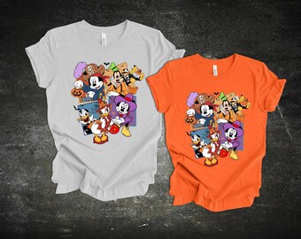 Mickey Minnie and Friend Shirt, Disney Halloween Shirts, Halloween Mickey Shirts, Halloween Disney Shirt, Disneyworld Halloween Shirt