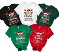 Personalized Family Christmas Shirts 2025 | Matching Holiday Pajama Tops | Custom Family Xmas Outfits
