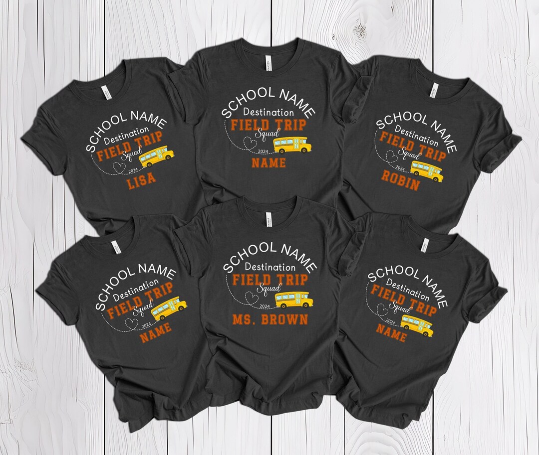 Field Trip Squad Shirt, Field Trip Crew Shirt, School Trip Shirt, Gift