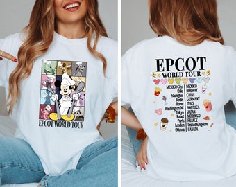 Disney Epcot Shirt, Vintage Epcot 1982 Shirt, Vintage Disney Shirt, Mickey And Friends, Epcot Trip Shirt, Custom Epcot Shirt
