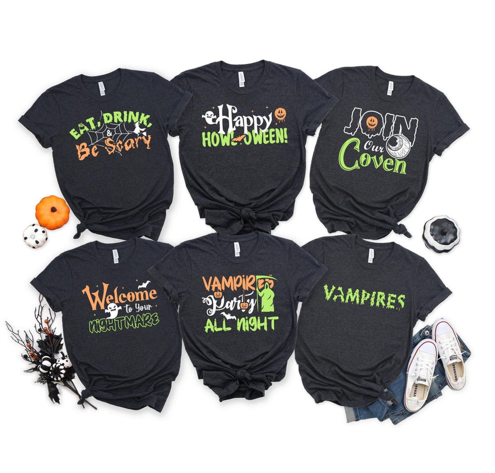 Halloween Sweatshirts, Halloween Party Shirts,Halloween Group Shirt, Halloween Shirts, Funny Halloween Shirts, Halloween Family Shirts Moderndaydecors