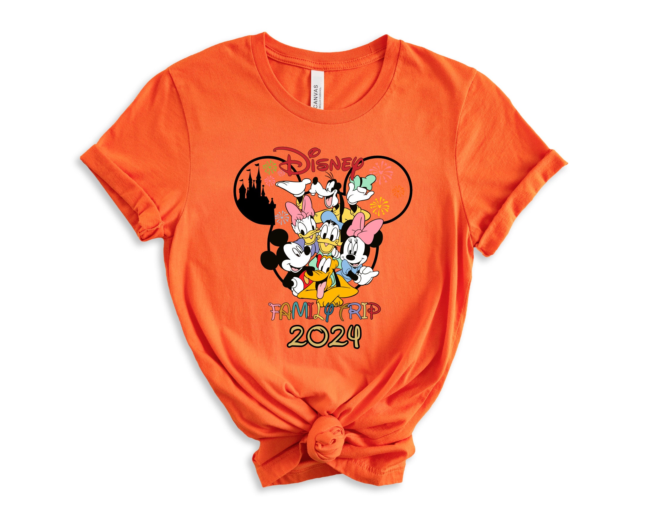 Disney Family Trip 2024 Tshirt, Family 2024 Shirt, Custom Family Shirt
