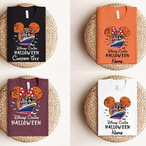 Disney Halloween Cruise Shirt, Halloween Family Cruise Shirt, Halloween Cruise Shirt, Disney Custom Halloween Shirt, Disney Cruise Shirt