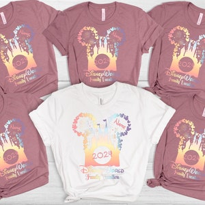 Disney Family Vacation 2024 T-shirt, Family 2024 Shirt, Custom Family Shirt, Family Trip Shirt, Disney Family Vacation Tee, 2024 Trip Shirts