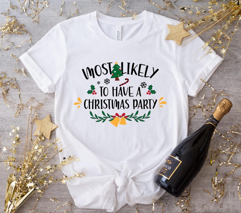 Funny Christmas Shirt: Most Likely To, Matching Group Tees bild 3
